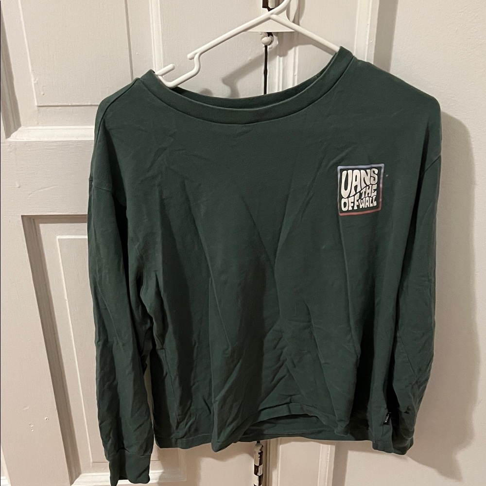 Vans Forest Green Long Sleeve Tee